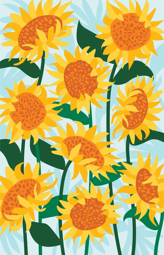 Sunflowers - Tea Towel